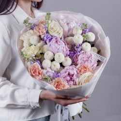 sbornyj buket s pionami 9